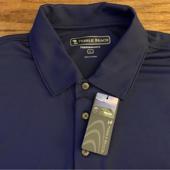 NWT Navy & NWOT Emerald PEBBLE BEACH Polos - Picture 2 of 13